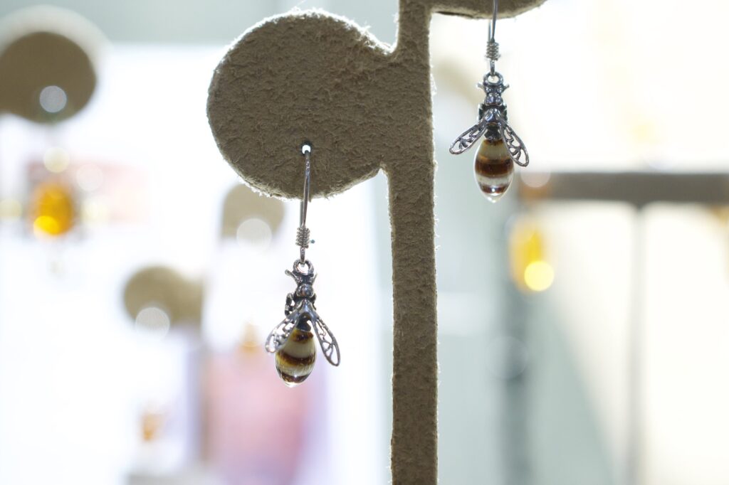 Unique jewlery item in gift shop